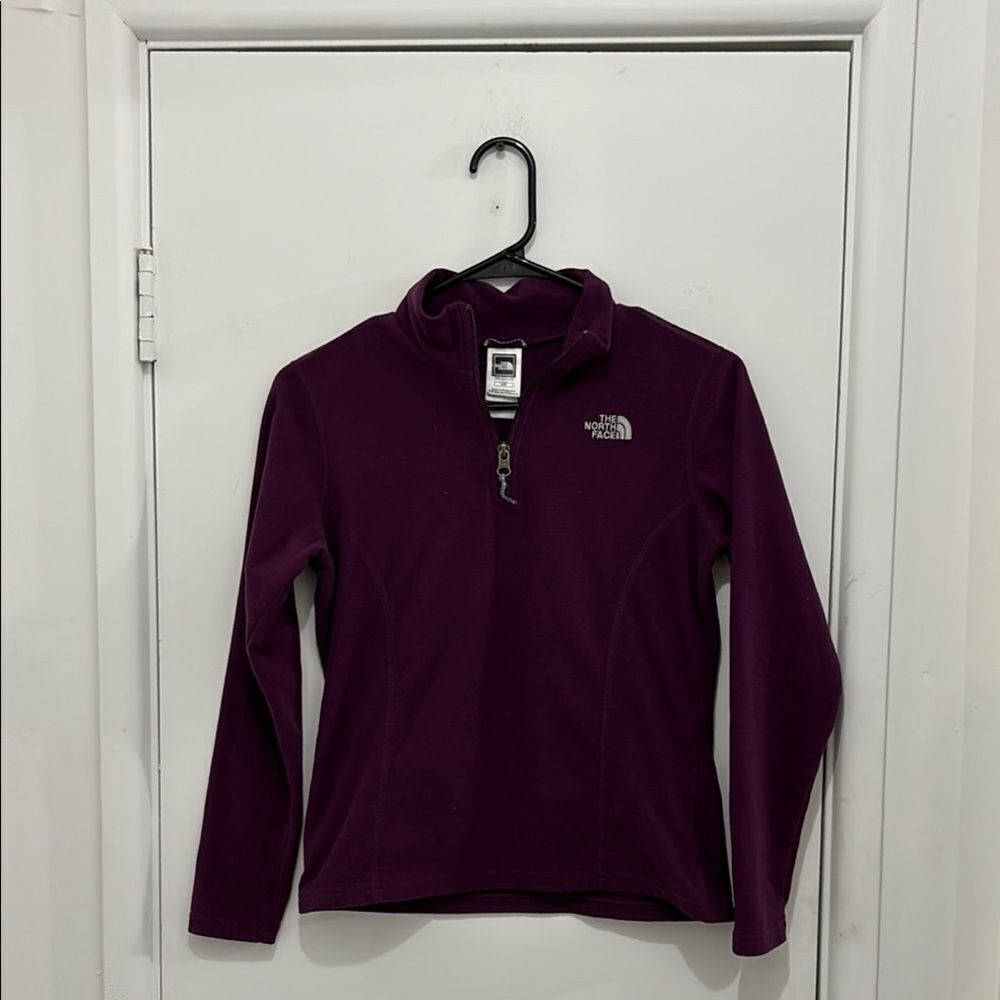 The North Face Purple Quarter-Zip Pullover